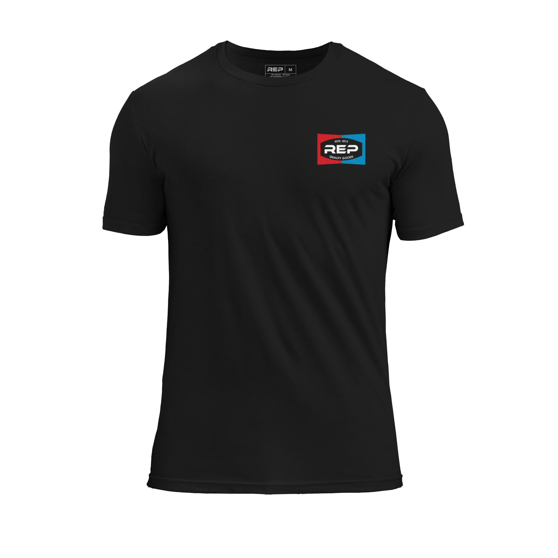 Ignition Tri-Blend Crew T-Shirt - Heather Black/White / X-Small